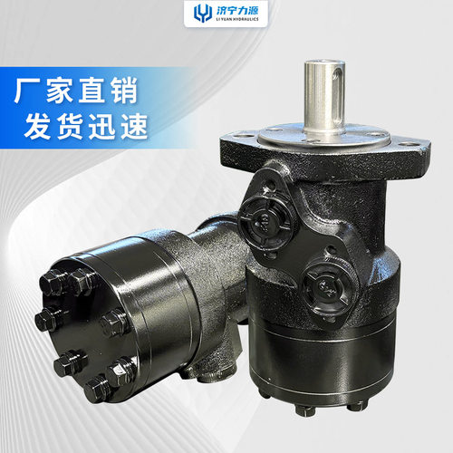 BM2-160摆线液压马达 可正反转无级变速 动力强劲运行稳