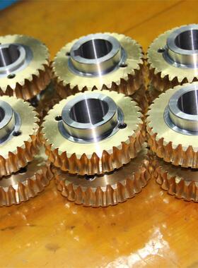 现货煤矿用轻型ZQJC气动架柱式钻机配件回转马达从动齿轮主轴