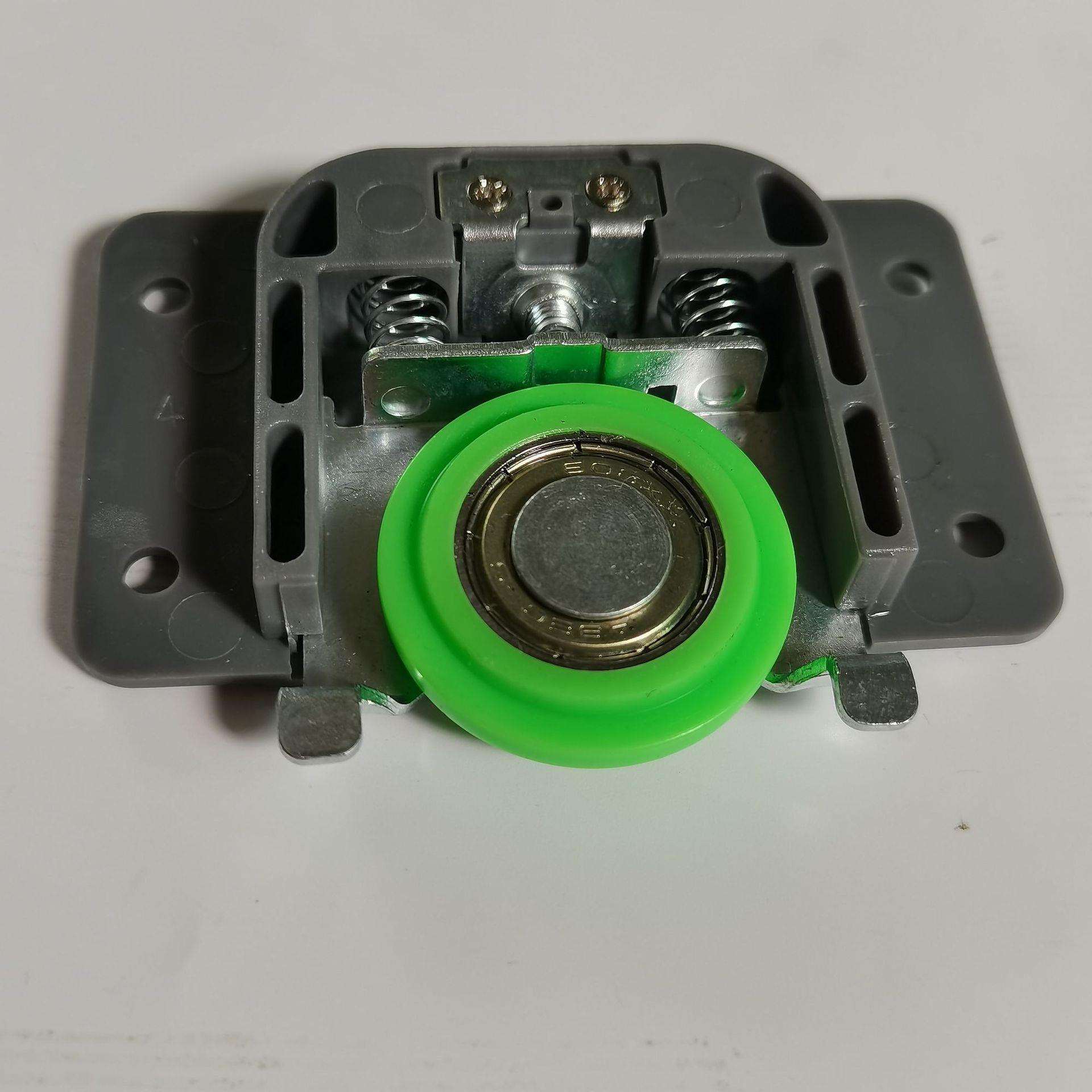 橱柜衣柜推拉移门导轨滑轮上下轨道滚轮折叠门凹槽趟门滚轮五金