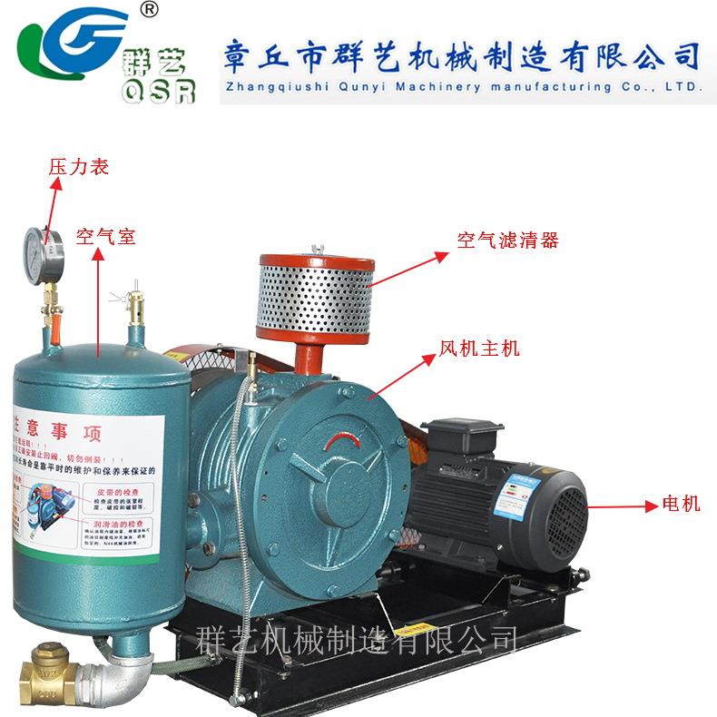 2.2kw5.5kw1.5kw小型鱼塘增氧机blower水产养殖鼓风机