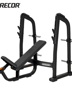 美国Precor必确DBR410商用上斜推举训练架杠铃推胸卧推架举重床