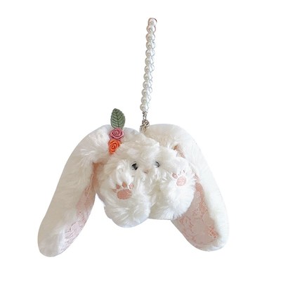 小兔子挂件公仔书包包玩偶毛绒女生可爱钥匙扣手机车钥匙挂饰饰品