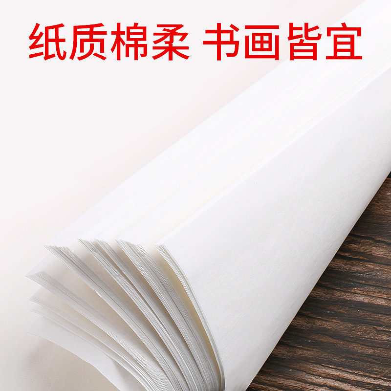 安徽书法专用国画宣纸 四尺半生半熟毛笔书法练习生对开三开四开,文具电教/文化用品/商务用品,宣纸,淘宝优惠券,粉丝福利购,淘宝优惠卷