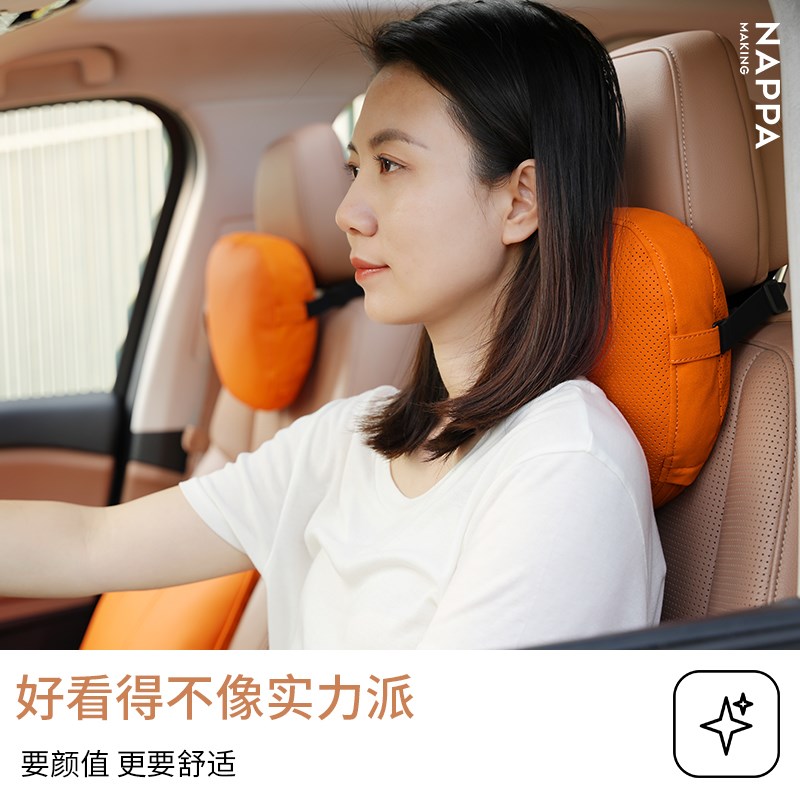 双面汽车头枕颈枕腰靠车用适用于宝马X1 X3 X4 X5 X6新3系5系7系M