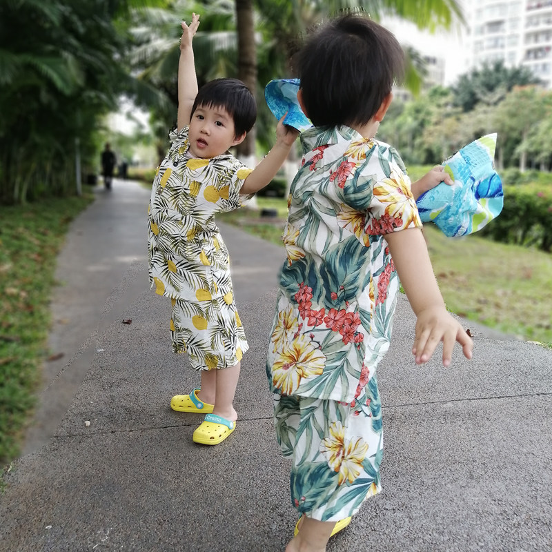 海南岛儿童沙滩服夏短袖绿色水果旅游六一舞蹈特色演出夏威夷休闲,童装/婴儿装/亲子装,儿童演出服,淘宝优惠券,粉丝福利购,淘宝优惠卷