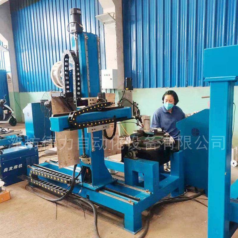 现货不锈钢管氩弧焊法兰自动环缝焊接机法兰环缝自动焊