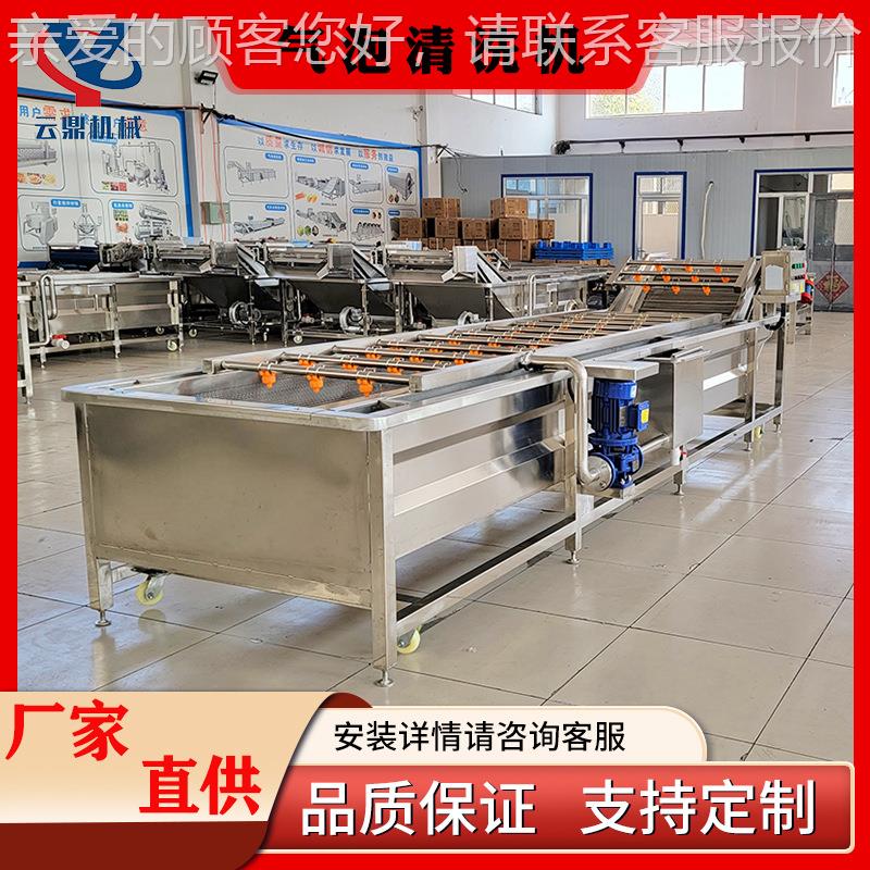 多功洗能气泡清机 商PPL蔓用杨梅越莓洗机器 清全自动喷淋气泡清