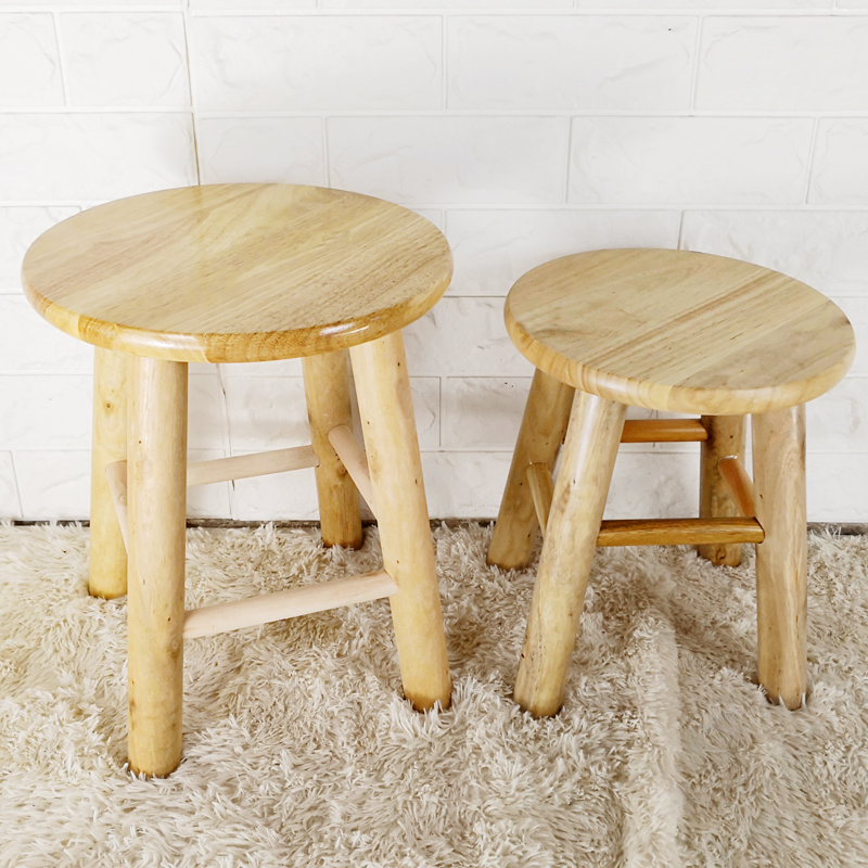 实木高凳子圆凳木头凳子高脚凳高板凳梯凳酒吧凳椅子学生餐厅家用