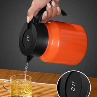 家用大容量焖泡茶壶茶水分离水壶刻字 316不锈钢保温壶定制印logo