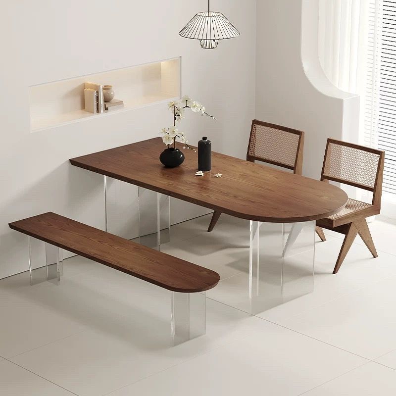 实木小户型现代简约餐桌椅组合