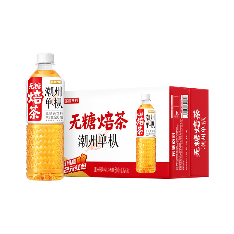 东鹏饮料无糖焙茶原味茶饮料图片