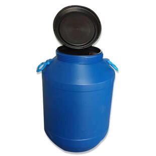 化工桶耐酸碱蓝色PE涂料桶带盖提手圆形涂料桶防水材料包装桶