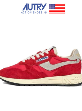 autry【旗舰自营】Reelwind系列 麂皮尼龙绒面百搭耐磨运动鞋休闲