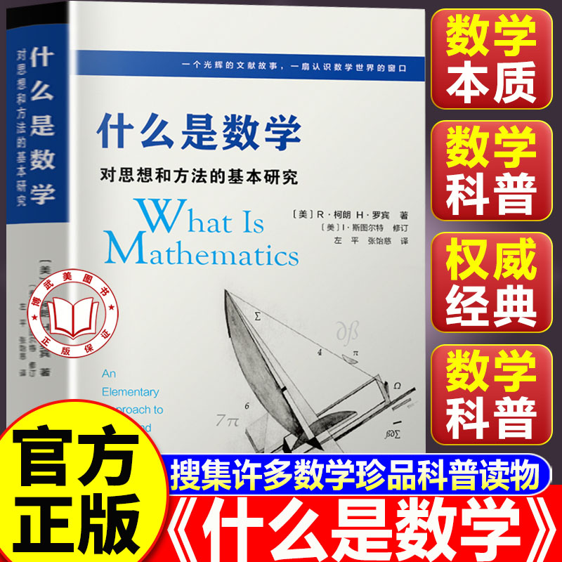 【官方正版】什么是数学 对思想和方法的基本研究 复旦大学出版社 大学数学专业书 研究学习书籍科普读物