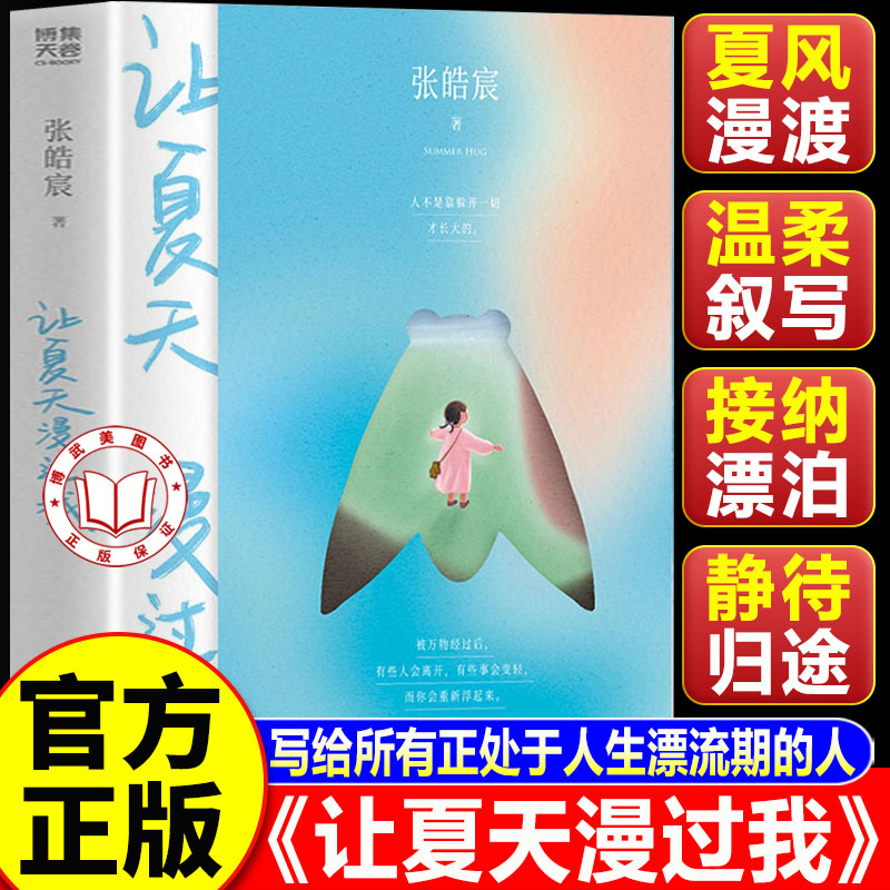 【官方正版】让夏天漫过我 张皓宸让夏天漫过我 散文小说跨文体写给所有正在人生漂流期的你