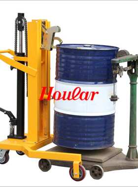 轻便DT350A油桶搬运车 油桶手动液压 油桶手推车咬嘴脚踏式DTF450