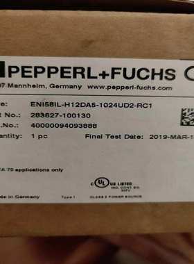 P+F增量旋转编码器 ENI58IL-H12DA5 ENI58IL-H12