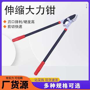 园林果树大力剪省力园林用大力剪 巨无霸省力高空剪钢管手柄粗枝