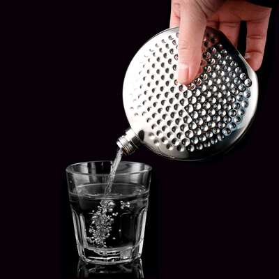 304不锈钢小酒壶随身150毫升3两190ml便携式加厚金属酒瓶