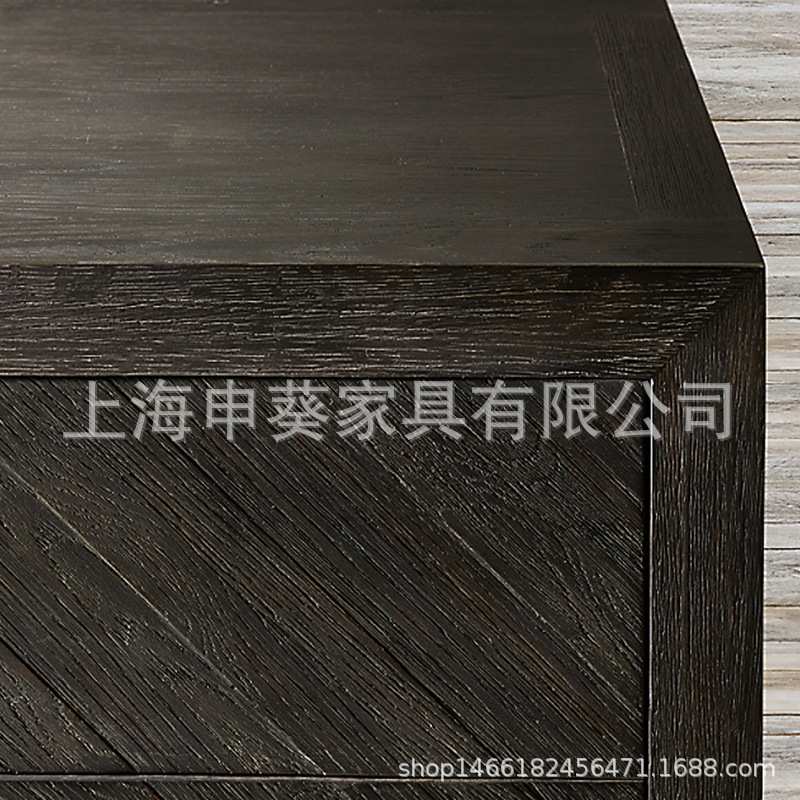 美式乡村实木斗柜门厅玄关装饰柜整装多功能储物柜卧室收纳柜