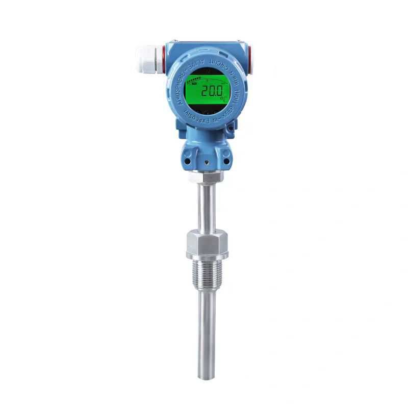 合肥上仪wzpb-240s一体化防爆温度变送器4-20mA 24V CT4 现场显示