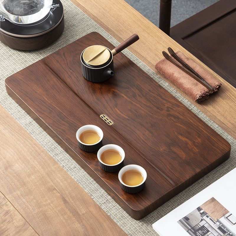 大号干泡茶台带排水平面大板茶盘一件起批茶海竹子茶台中式