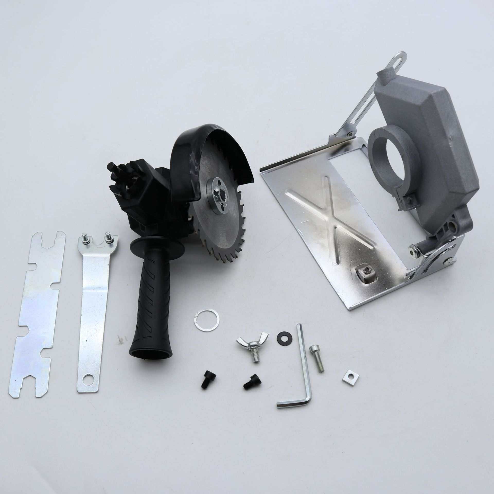 手电钻改电圆锯 改装类固定支架电钻支架切割机角磨机多功能配件