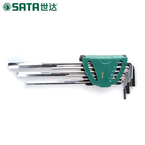（SATA）世达9件套L型内6角扳手套装组套六棱扳手09103