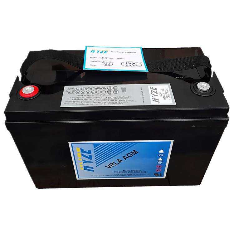 HAZE海志蓄电池HZB12-100 12V106AH 电力直流屏柜UPS电源使用