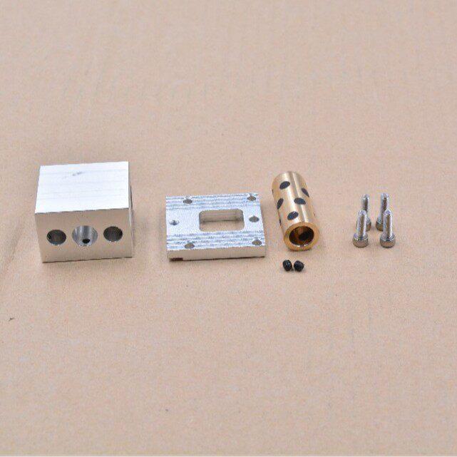 link cnc同步带铝滑块石墨轴承铜套直线um2光轴8mm