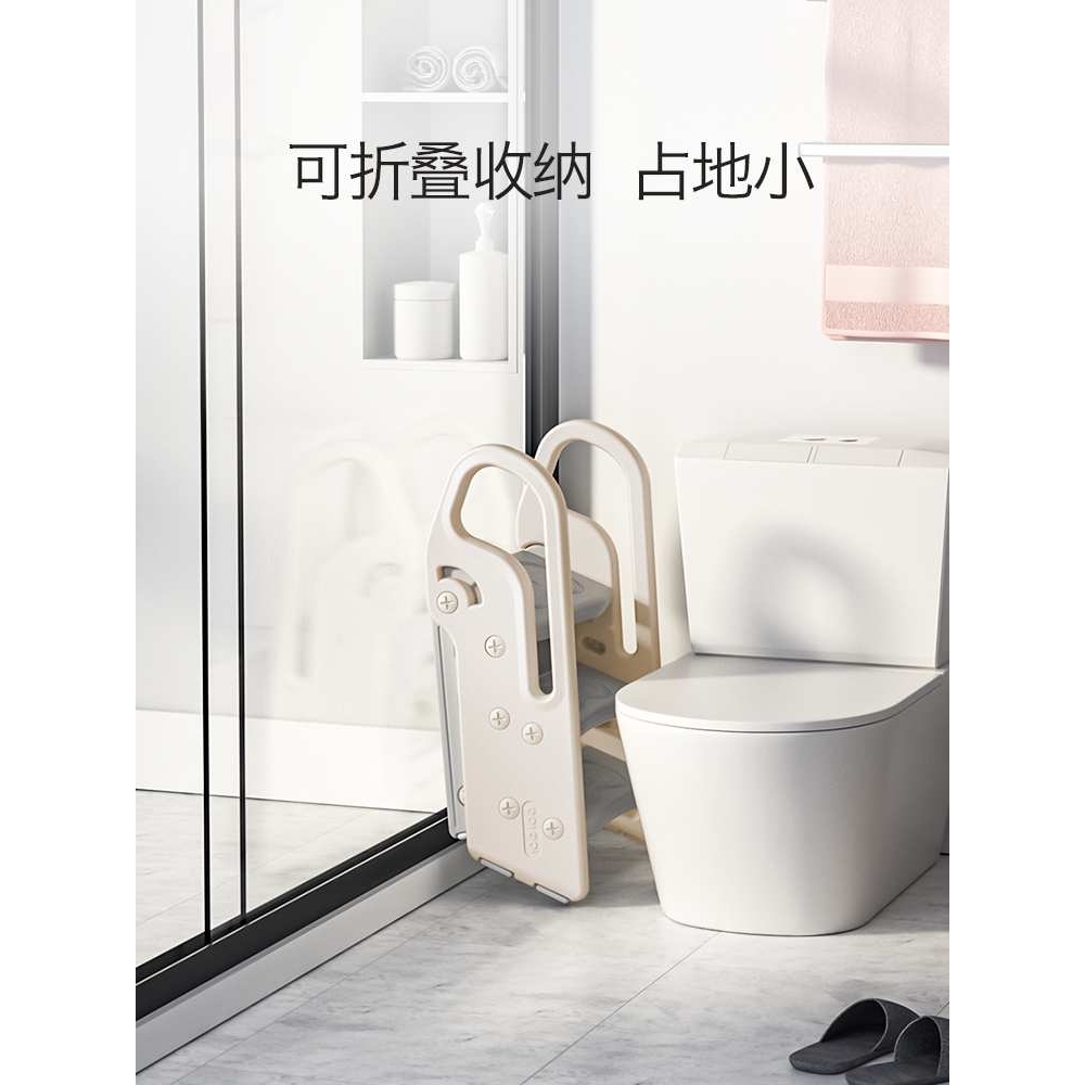 儿童洗漱台踩凳可折叠宝宝洗手台阶凳梯子洗脸垫脚楼梯扶手凳