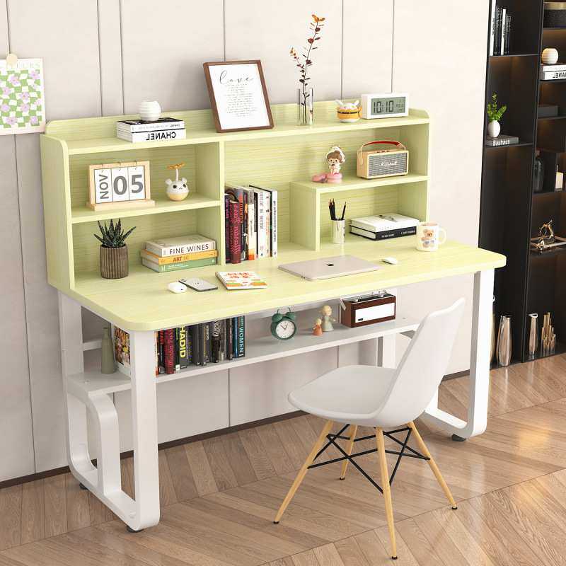 北欧简约书桌书架一体学生学习桌写字桌家用电脑办公台式写字台,电子元器件市场,其它元器件,淘宝优惠券,粉丝福利购,淘宝优惠卷