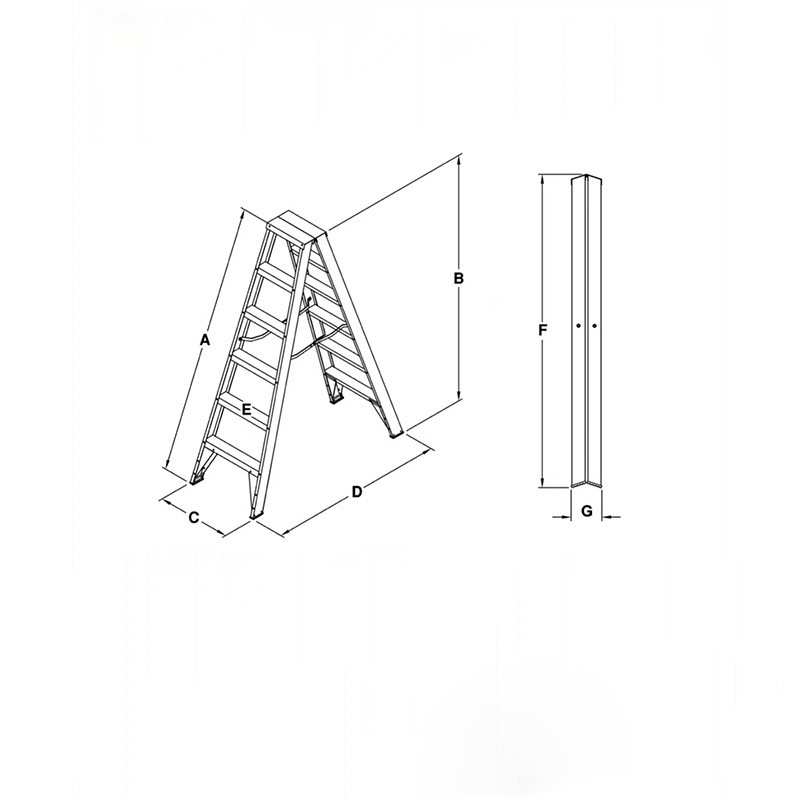 登月竹节人字梯铝合金升降梯铝合金合页梯长梯双人梯一字梯