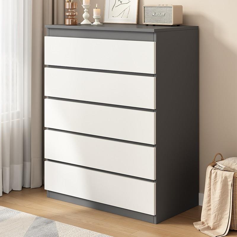 斗柜实木家用收纳柜简约杂物柜卧室床头储物柜客厅靠墙五斗抽屉柜