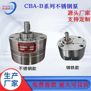 B0.5NS 80NS 4NS 63NS B100NS高温不锈钢齿轮泵 20NS 耐腐蚀CBA