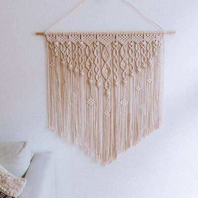 编织挂毯手工门帘北欧波西米亚装饰卧室隔断风民宿玄关帘窗帘