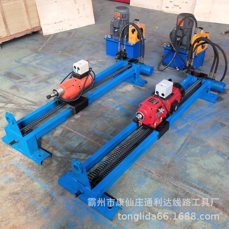 小型非开挖水钻顶管机 横向过路钻孔机厂家 道路河堤穿越钻眼机