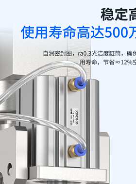 SMC新款薄型气缸JCQ A/JCDQA12-16-20-25-32-10/20/25/30/40/50