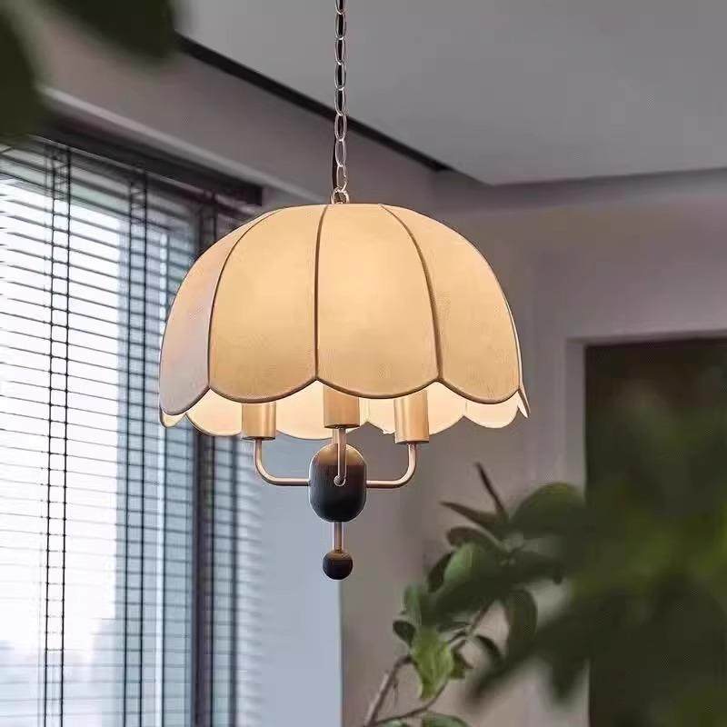 法式复古风法拉格餐厅灯卧室灯主卧吊灯设计师中古餐桌吧台吊灯