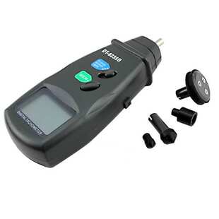 DT6235B接触转速表线速转速计电机测速仪风扇叶转速仪LCD大屏显示