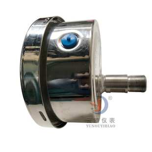 上仪四厂不锈钢轴向不带边压力表 63BF上海自动化仪表四厂
