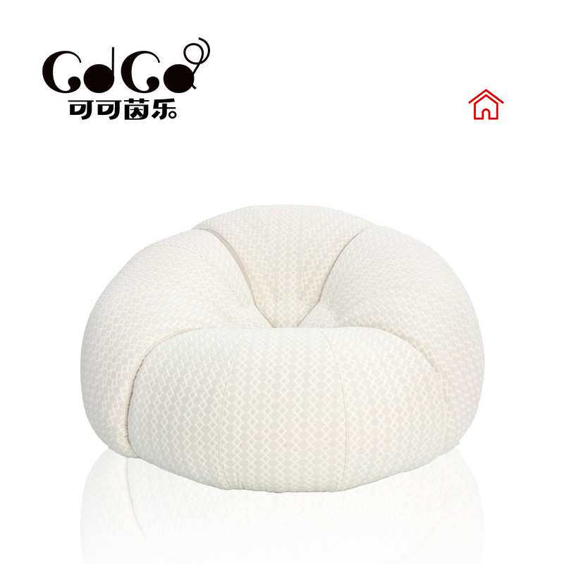 休闲意式简约单人位棉麻绒质布艺沙发别墅高档靠背北欧休闲椅