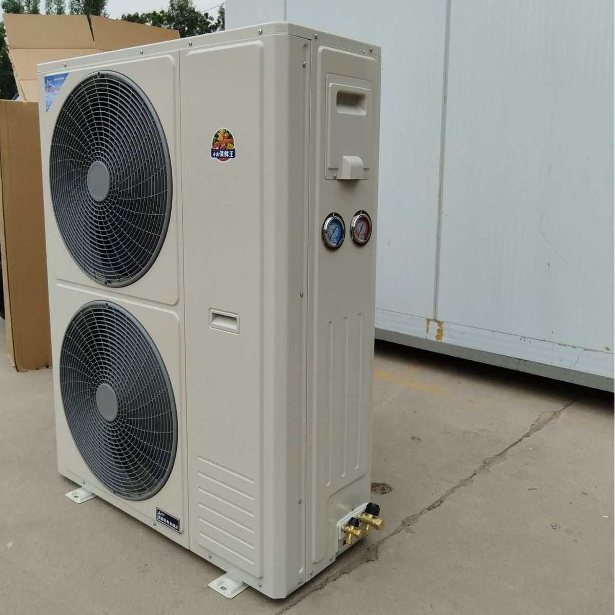 厂家直供主机3P5P冷库制冷设备移动冷库机组 5P一体压缩机组