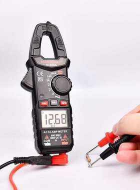 HABOTEST华博HT200A袖珍钳形表电工电流表便携数字表钳流表