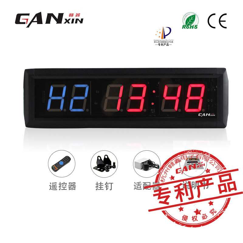 亚马逊热卖款产品1.8英寸LED数字秒表健身房运动计时器训练定时器