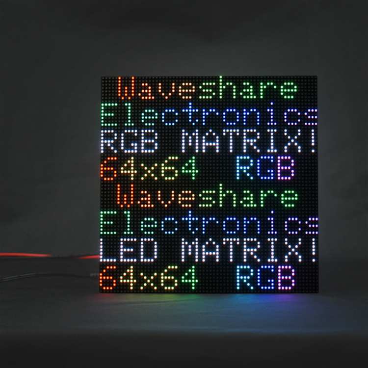 RGB-Matrix-P3-64x64-F全彩LED点阵柔性显示屏适用弧形表面显示