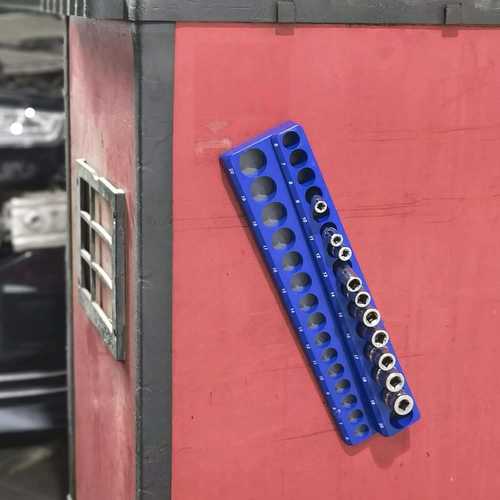 6件套可选颜色公英制磁性塑料套筒架磁性收纳盒