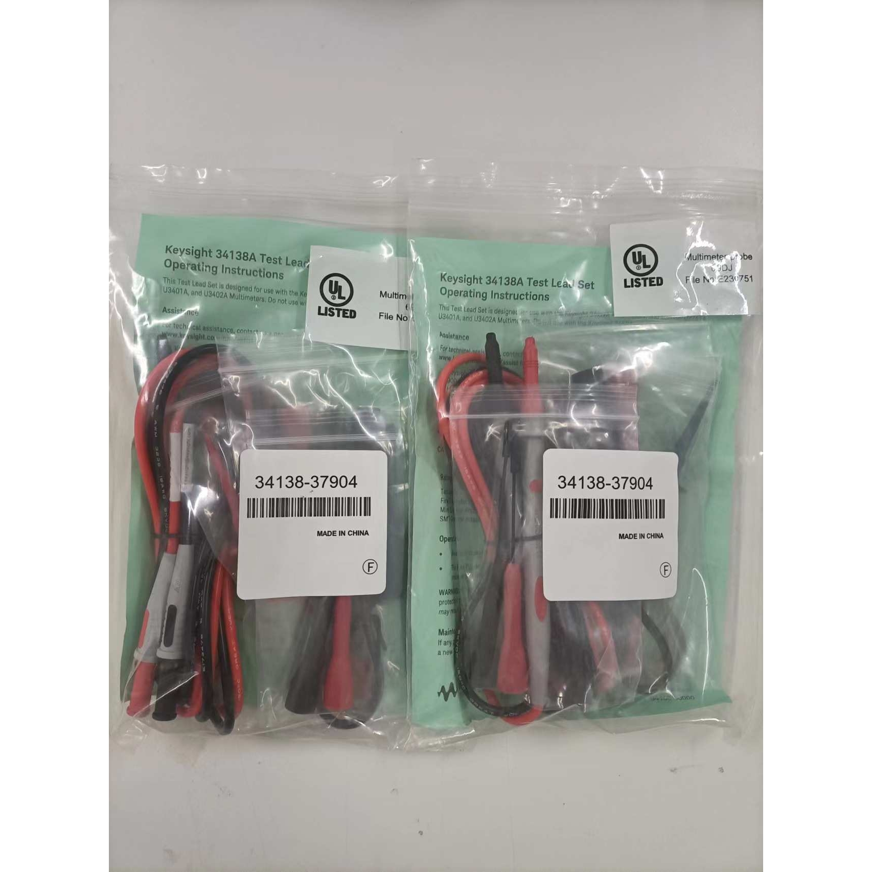 原装的是德科技万用表表笔 是德科技 表笔 现货供应