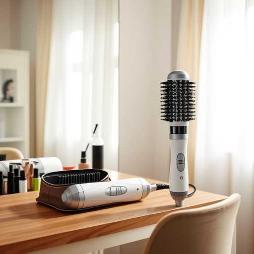 跨境热销美发梳直发器吹风机接电大功率冷热风家用电吹风卷发