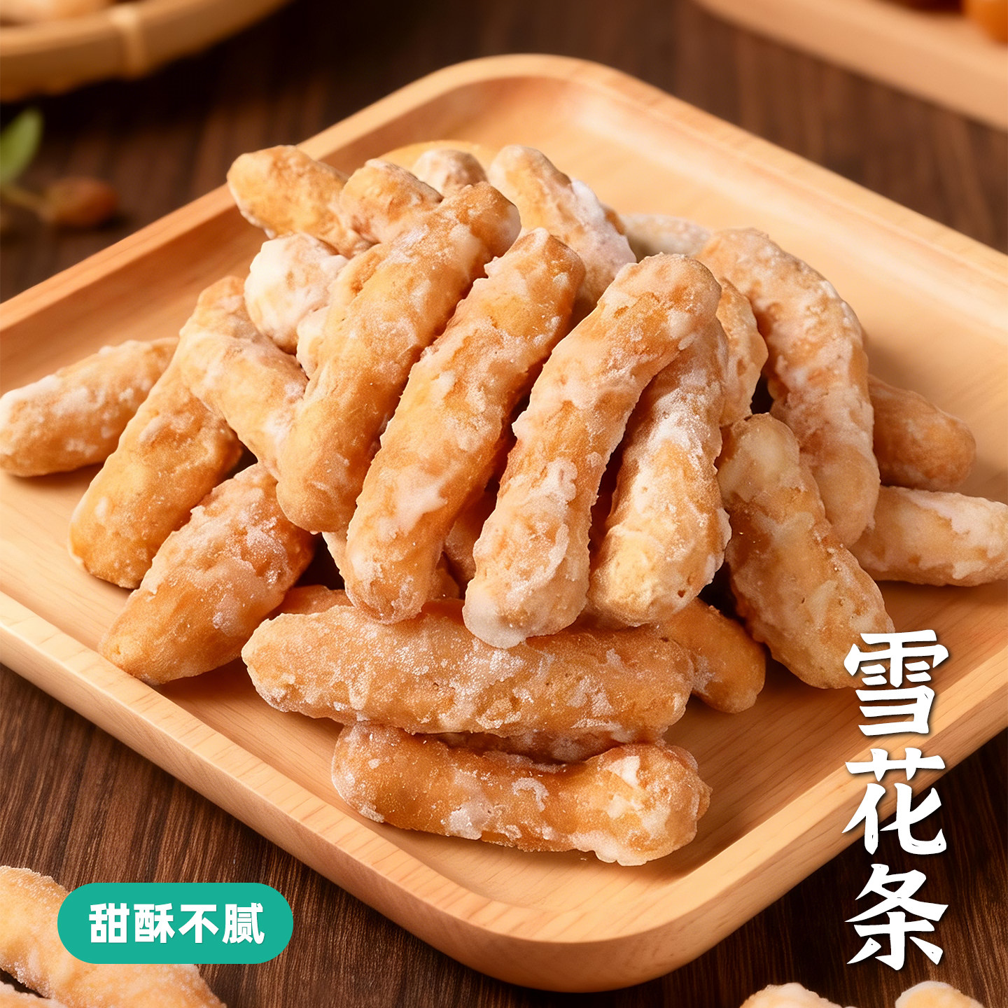 辣二婶江西特产雪花条老式手工传统香甜酥脆怀旧解馋休闲零食点心